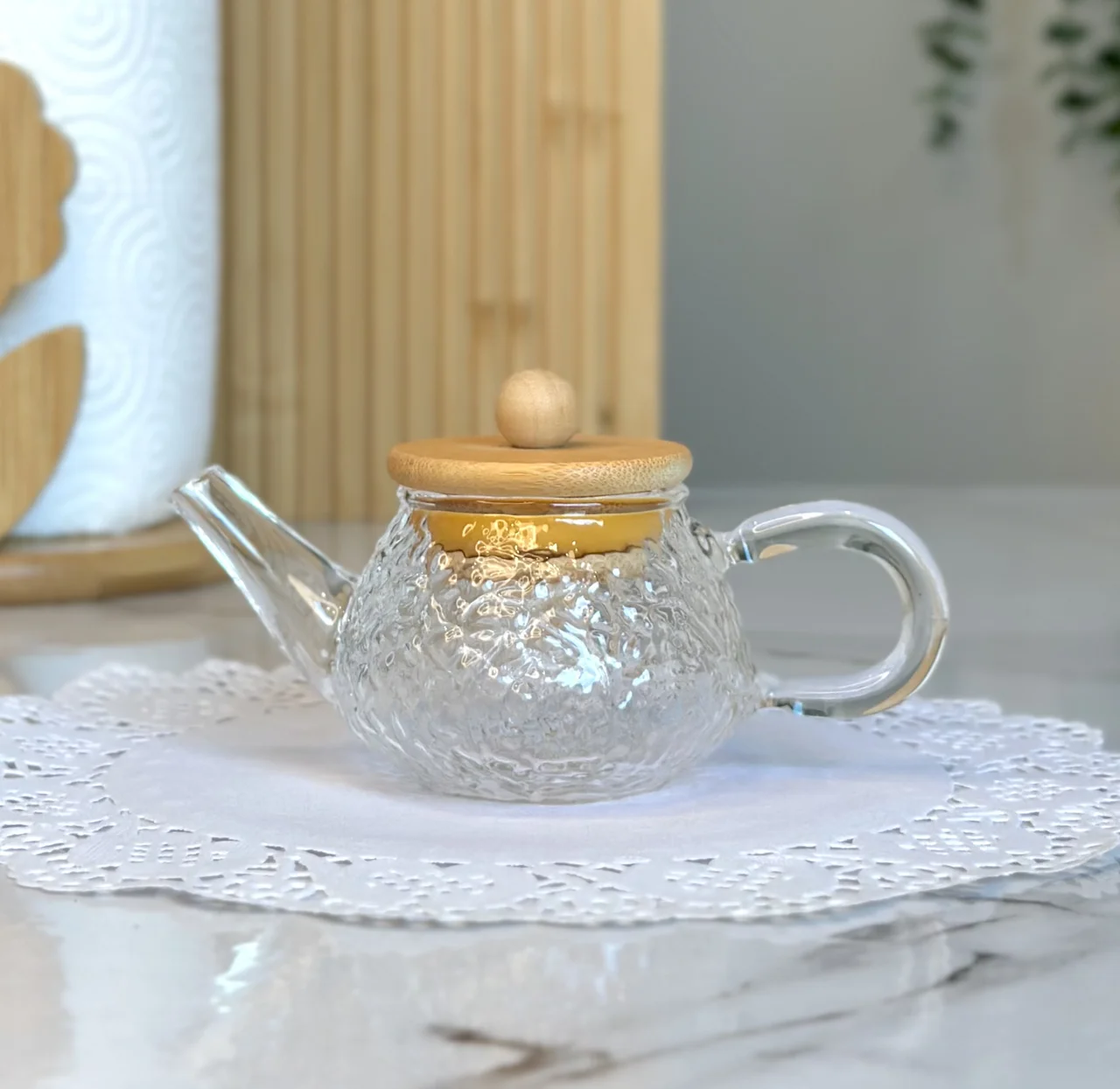 قوری زعفران پیرکس وارداتی