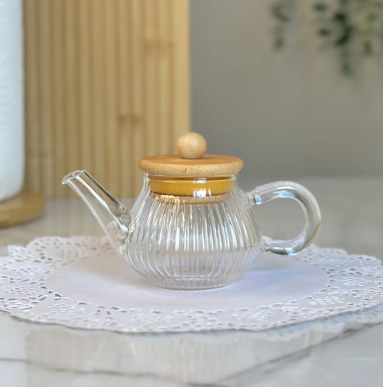 قوری زعفران پیرکس وارداتی